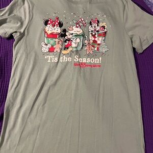 Disney Holiday T-Shirt with Festive Characters